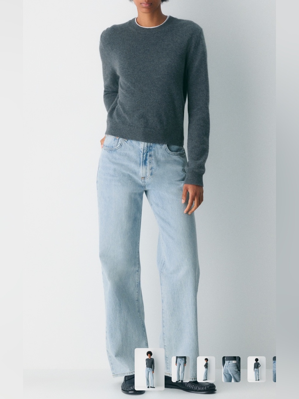 ARITZIA Denim Forum The Farrah Hi-Rise Wide Jean
